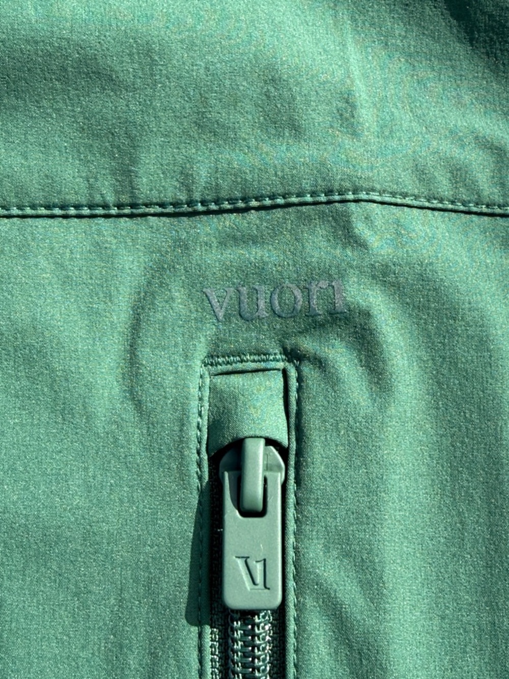 Vuori Women's Renew Trainer Shell jacket Viridian green size XL NWT‎ - Picture 4 of 7